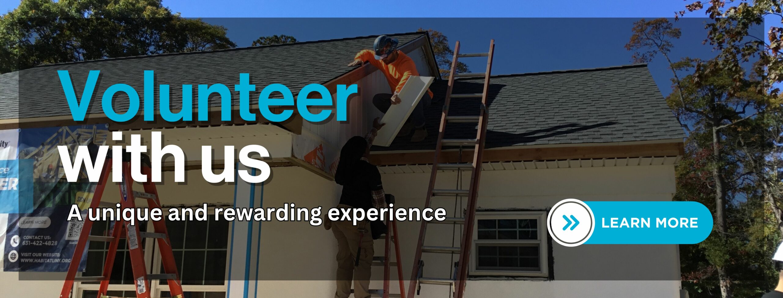 Volunteer with us banner - website