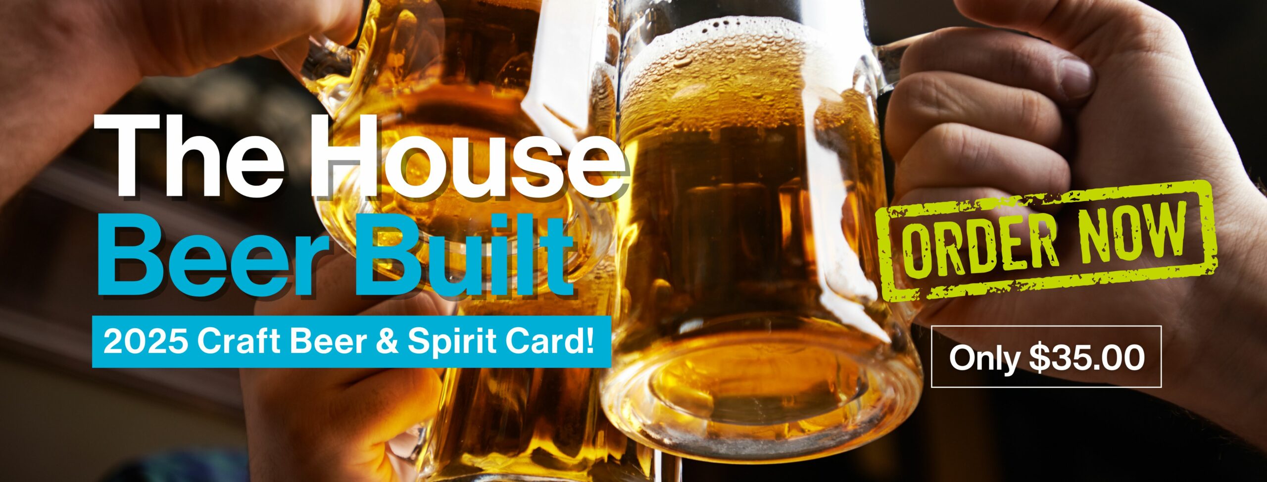 Website banner - beer card kick off